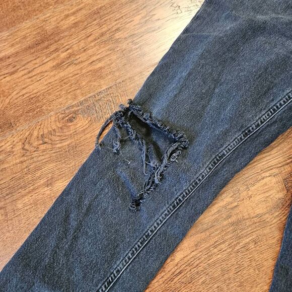 Agolde Riley High Rise Straight Leg Jeans - Picture 3 of 9